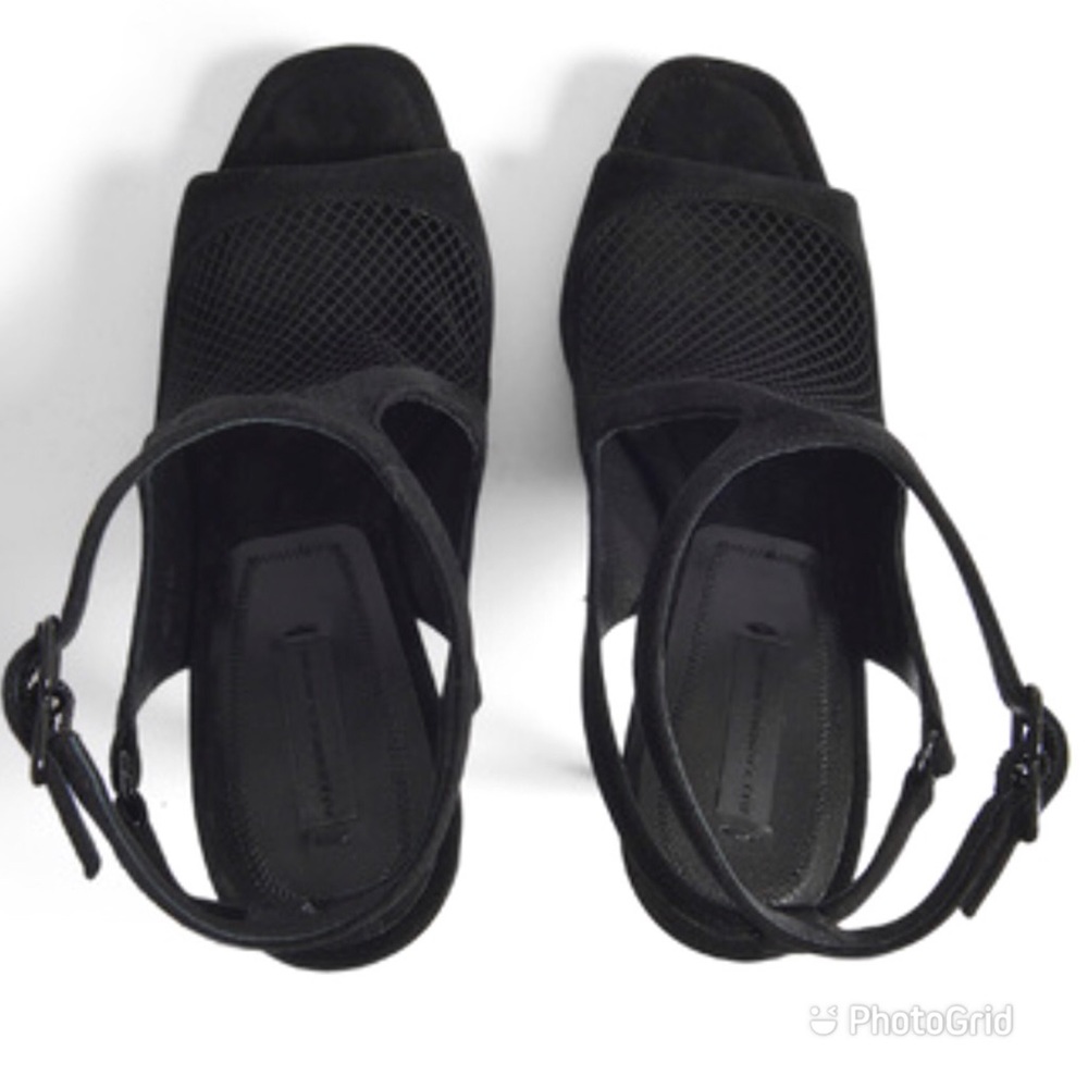 ALEXANDER WANG Black Piper Mesh Sandal Booties  EU 39 / US 9 New in Box - Picture 4 of 16